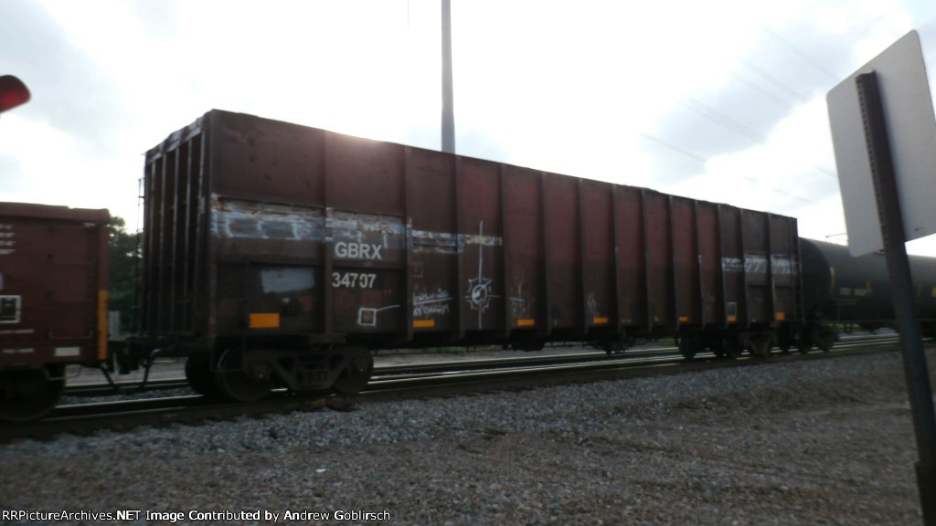 GBRX 34707 Gondola Car